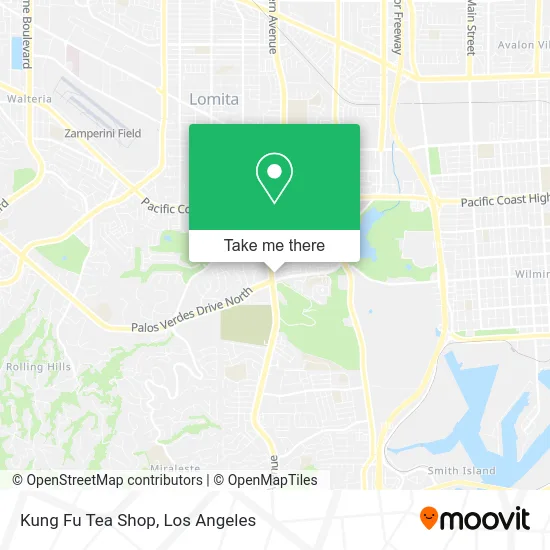 Kung Fu Tea Shop map