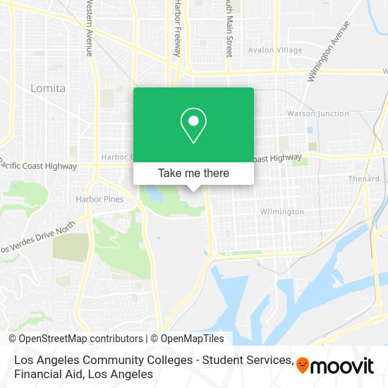 Los Angeles Community Colleges - Student Services, Financial Aid map