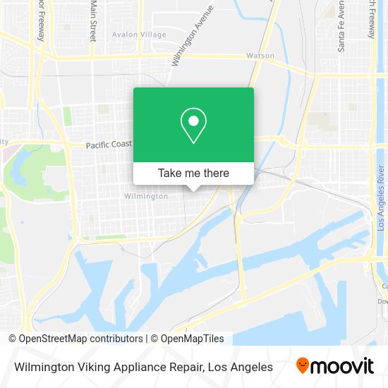 Mapa de Wilmington Viking Appliance Repair