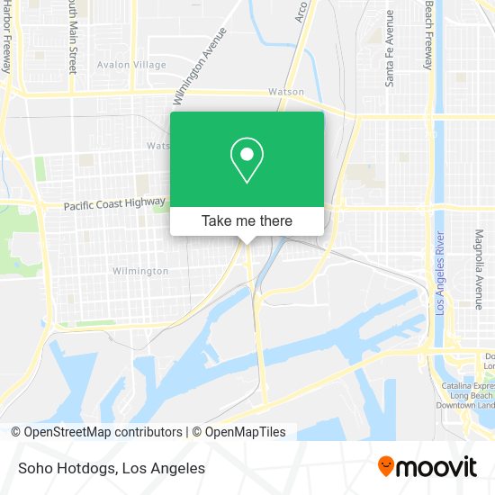 Mapa de Soho Hotdogs