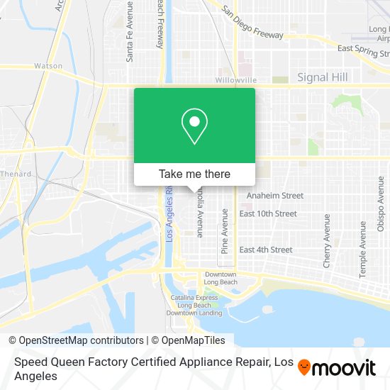 Mapa de Speed Queen Factory Certified Appliance Repair