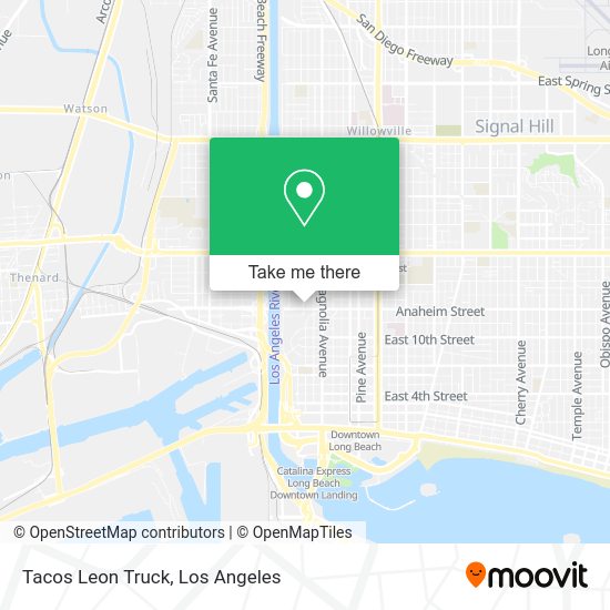 Mapa de Tacos Leon Truck