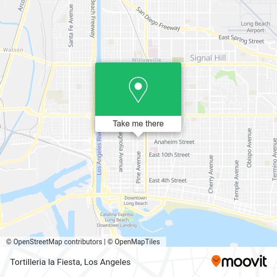 Mapa de Tortilleria la Fiesta