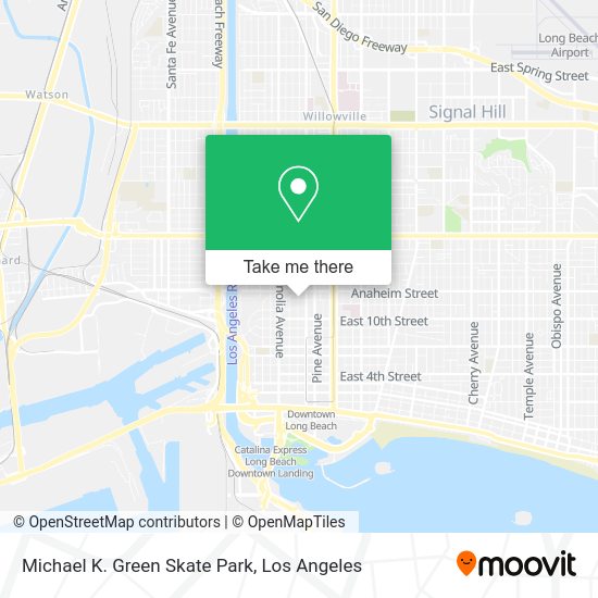 Michael K. Green Skate Park map