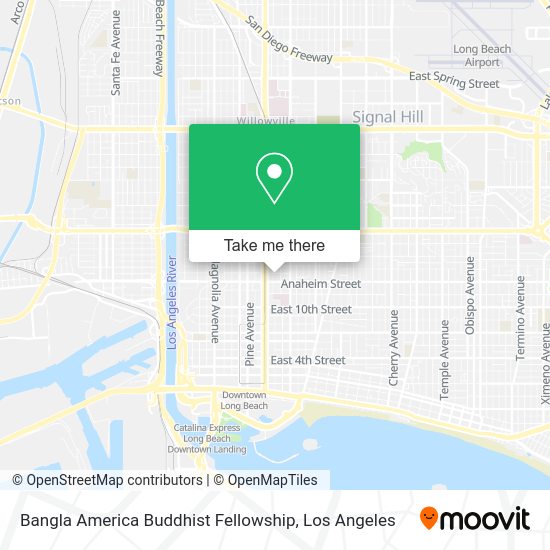 Bangla America Buddhist Fellowship map