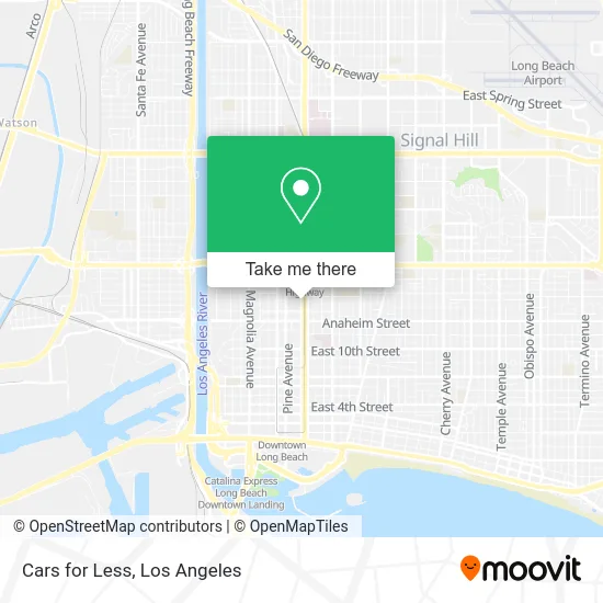 Cars for Less map