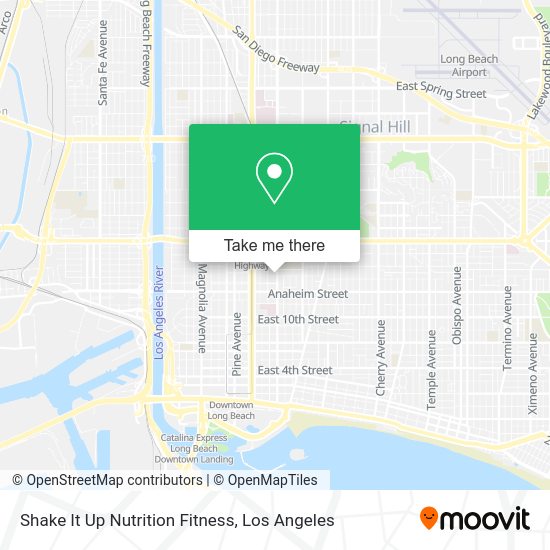 Shake It Up Nutrition Fitness map
