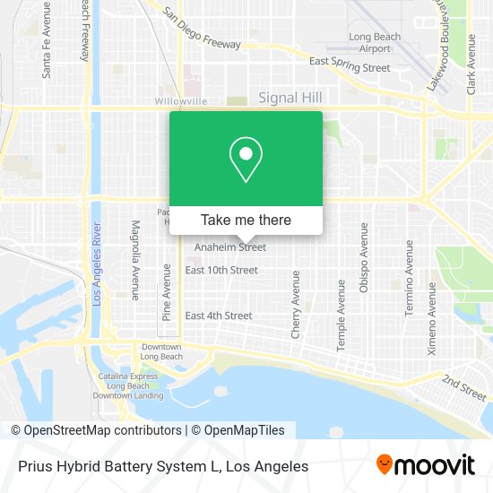 Prius Hybrid Battery System L map