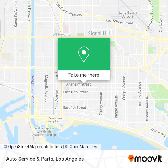 Auto Service & Parts map