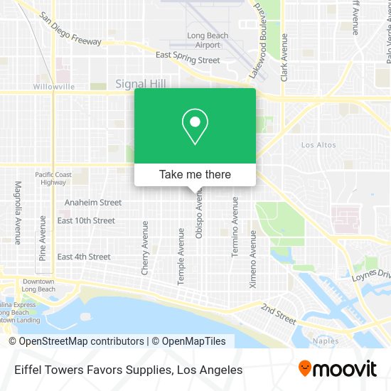Mapa de Eiffel Towers Favors Supplies