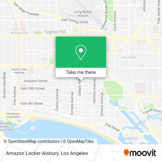 Amazon Locker-Alsbury map