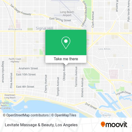 Mapa de Levitate Massage & Beauty