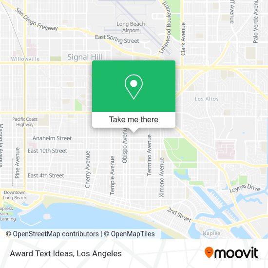 Award Text Ideas map