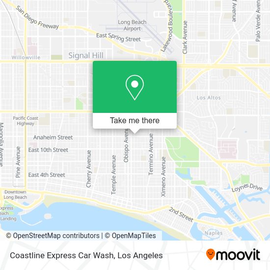 Mapa de Coastline Express Car Wash