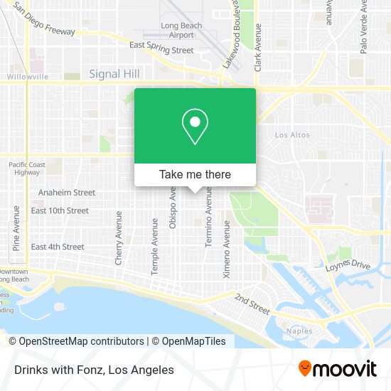 Drinks with Fonz map