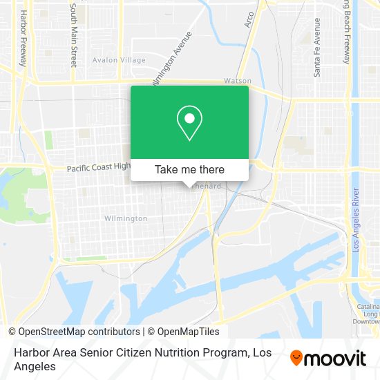 Harbor Area Senior Citizen Nutrition Program map