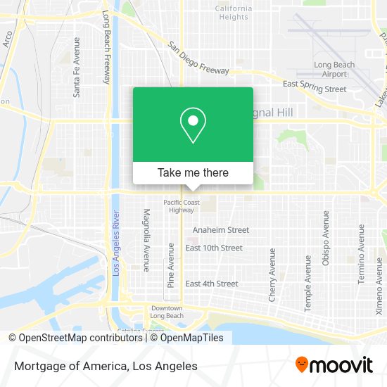 Mapa de Mortgage of America