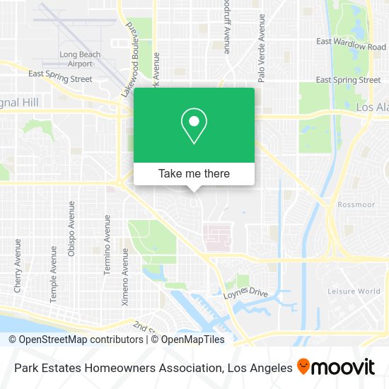 Mapa de Park Estates Homeowners Association