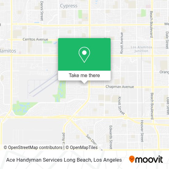 Ace Handyman Services Long Beach map