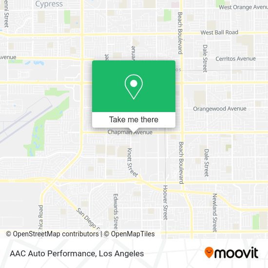 AAC Auto Performance map