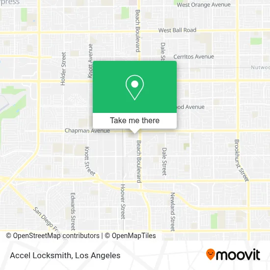 Accel Locksmith map