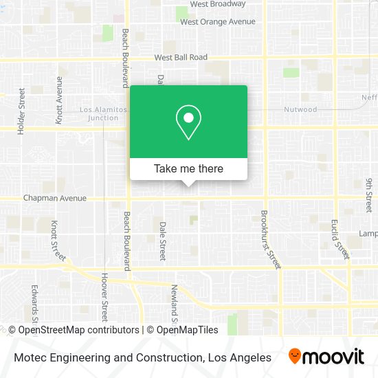 Motec Engineering and Construction map
