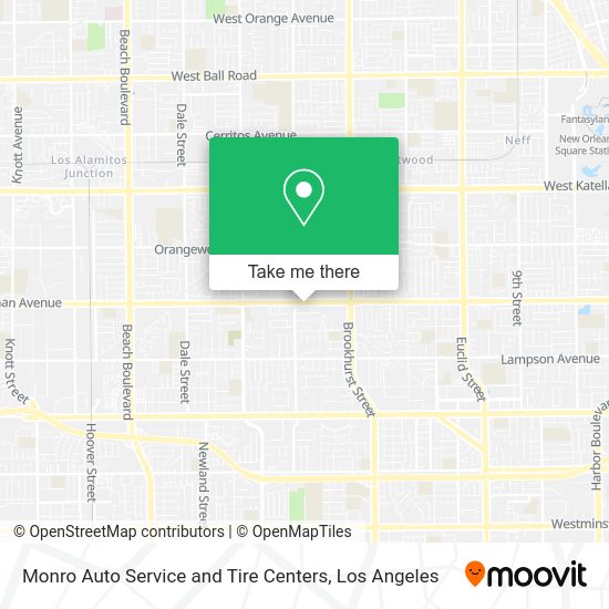 Monro Auto Service and Tire Centers map