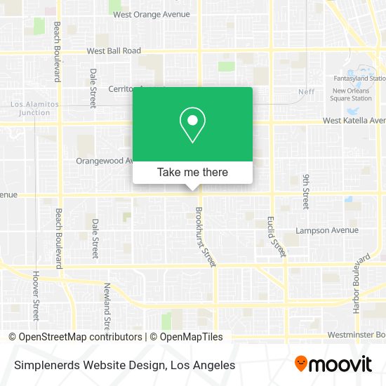 Mapa de Simplenerds Website Design