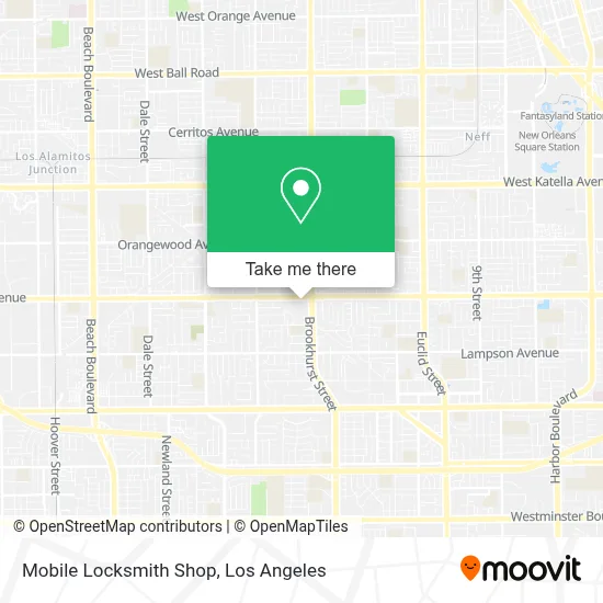 Mobile Locksmith Shop map