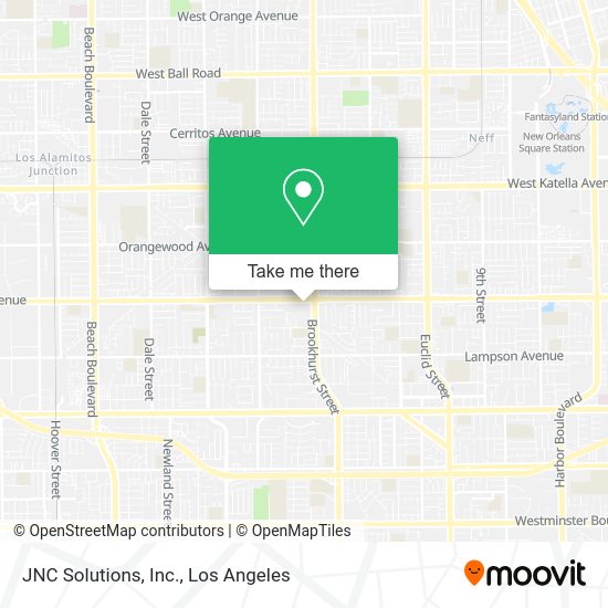 Mapa de JNC Solutions, Inc.