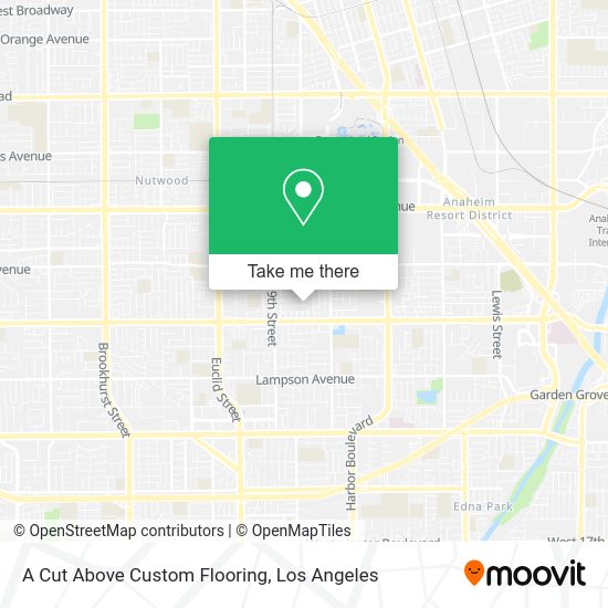 A Cut Above Custom Flooring map