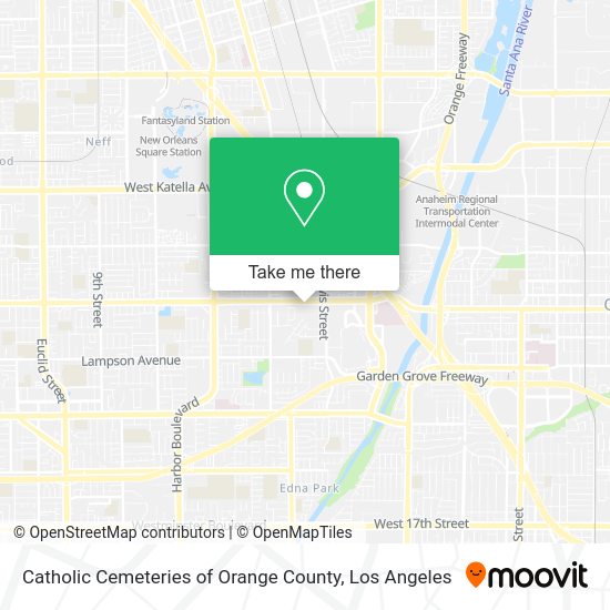Mapa de Catholic Cemeteries of Orange County