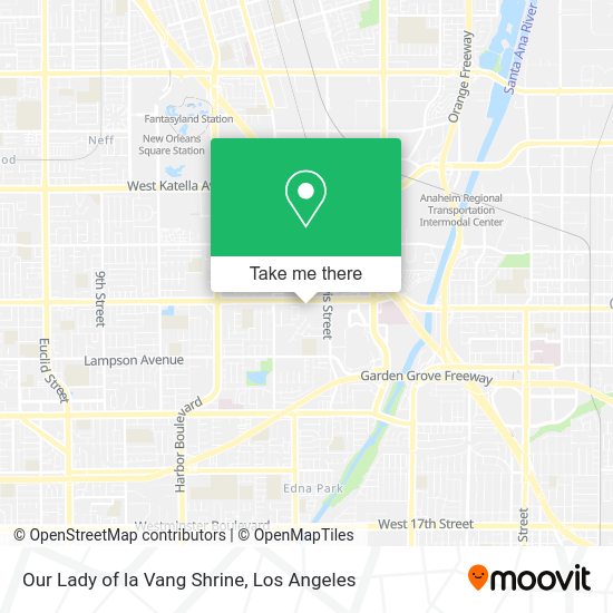 Our Lady of la Vang Shrine map