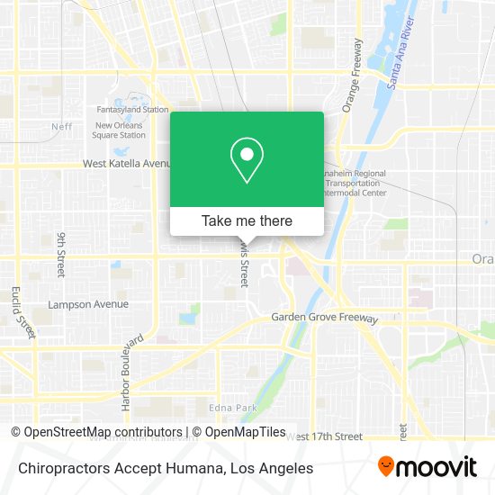 Chiropractors Accept Humana map