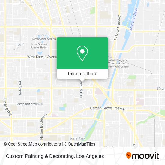 Custom Painting & Decorating map