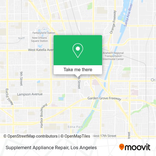 Mapa de Supplement Appliance Repair
