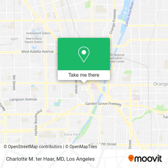 Charlotte M. ter Haar, MD map