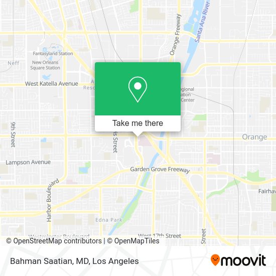 Bahman Saatian, MD map