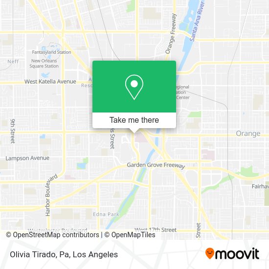 Olivia Tirado, Pa map