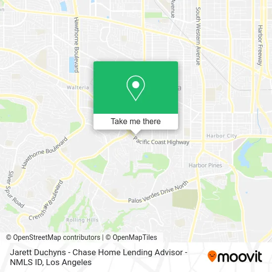 Jarett Duchyns - Chase Home Lending Advisor - NMLS ID map