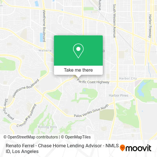 Renato Ferrel - Chase Home Lending Advisor - NMLS ID map