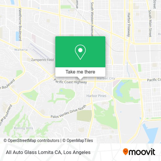 All Auto Glass Lomita CA map