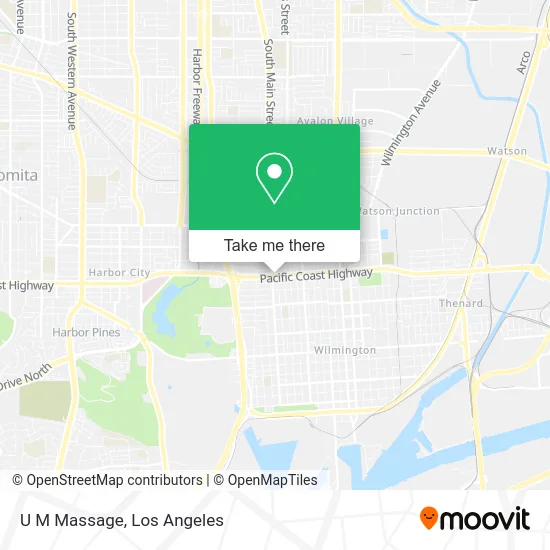 Mapa de U M Massage