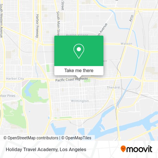 Holiday Travel Academy map