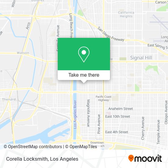 Corella Locksmith map