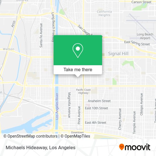 Michaels Hideaway map