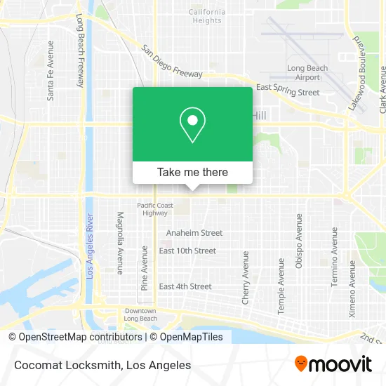 Cocomat Locksmith map
