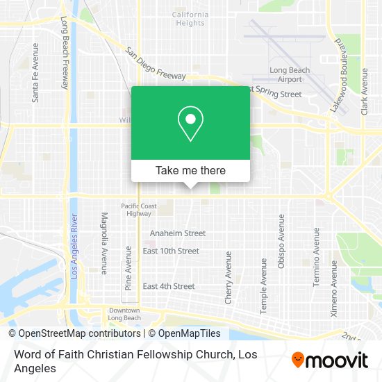 Word of Faith Christian Fellowship Church map