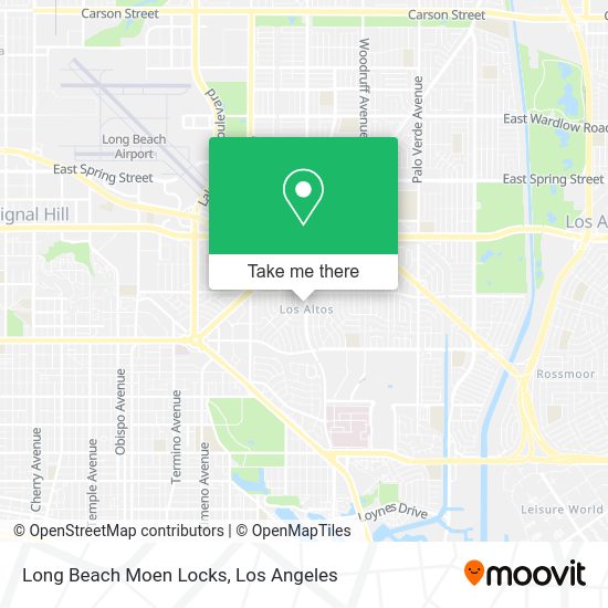 Long Beach Moen Locks map