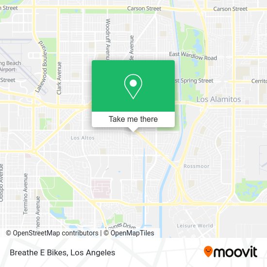 Breathe E Bikes map